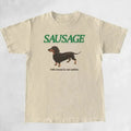 SAUSAGE WIENER DOG SAUSAGE WIENER DOG Shirt SAUSAGE WIENER DOG Funny Shirt Cute Shirt Vintage 2000s Vintage Tops Fot Him Her Top Menswear Underwear Streetwear Round Neck T-Shirts