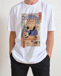 SUSHI CAT EDO Summer Cotton Cotton Menswear S 3XL Soft Top T-Shirts