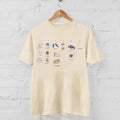 SZA Saturn White 2024 New Release Breathable Casual Menswear Soft Top Day Leggings Underwear Streetwear Fabric T-Shirts
