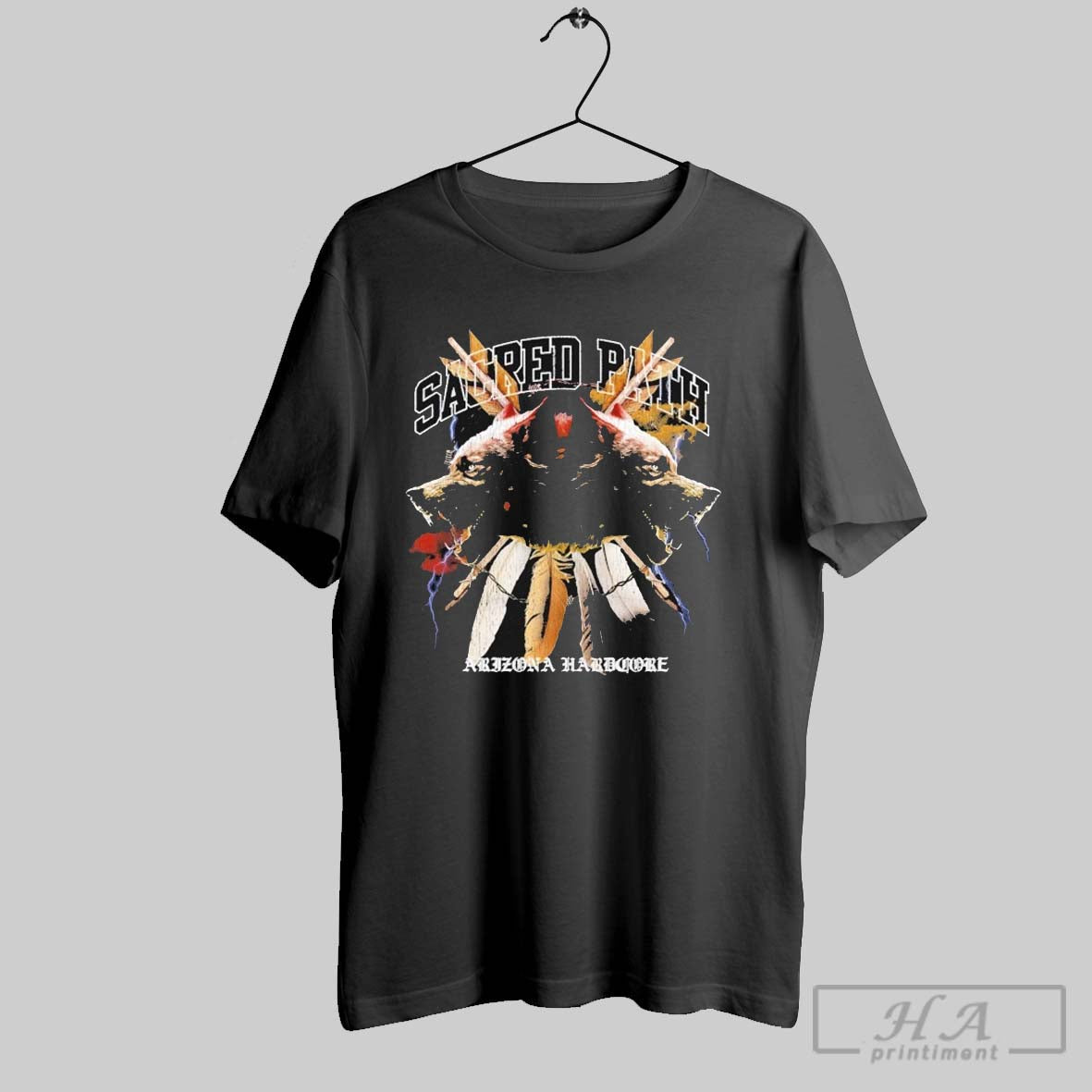 Sacred Path Arizona Wolves T Shirts