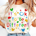 [Sale 45% Off] 'S OK Be Different Autism Coquette Bow Autism Awareness Month Education Autism Puzzle T-Shirts