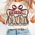 [Sale 45% Off] Retro Baseball Baseball Coquette Bow Shirt Baseball Mama Shirt Mom T-Shirts