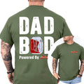 [Sale Up 60%] Budweiser Dad Bod Powered Budweiser Classic Fit Soft Cotton Fun Beer Lover Casual Every Occasion T-Shirts