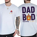[Sale Up 60%] Crown Royal Dad Bod Powered Crown Royal Casual Fit Soft Cotton Quality Funny Whiskey Lovers T-Shirts