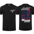 [Sale Up 60%] Sig Sauer Heartbeat America 2 Sided Short Sleeve Casual 100% Cotton Sig Sauer Fan Gun Lover Tactical Gear T-Shirts