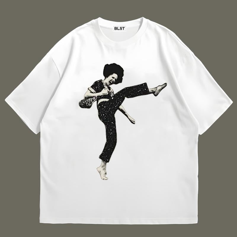 Sally Omalley I'M 50 I Like Kick Streth Kick! Cotton Comfort T-Shirts
