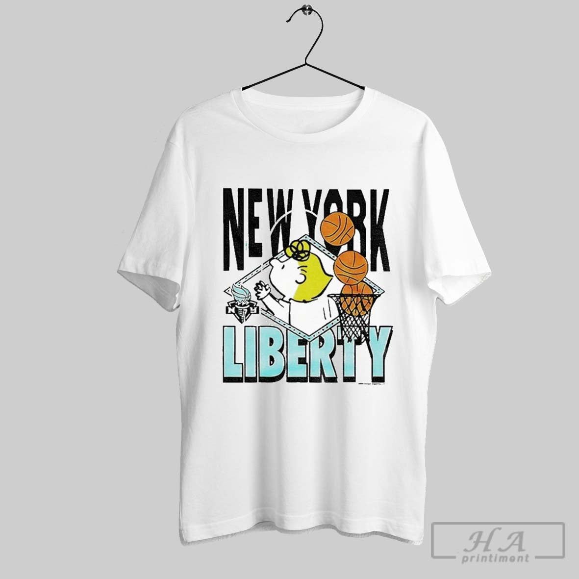 Sally X New York Liberty The Peanuts Wnba T Shirts