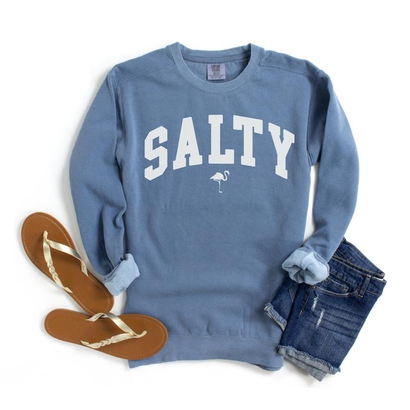 Salty Beach Beach Lover Giftful Summer Vacation Beachful Flamingo Shirt T-Shirts