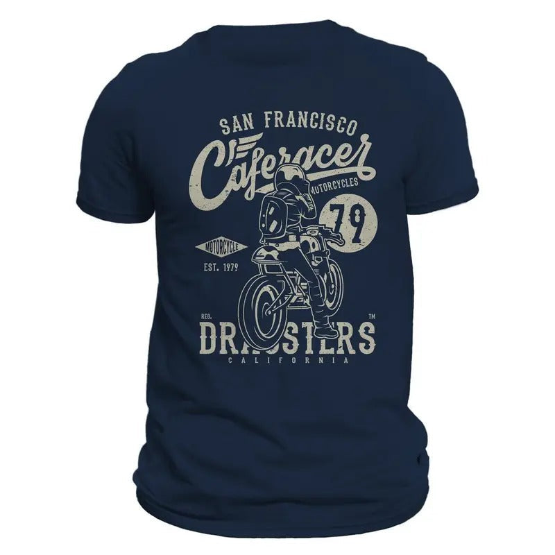 San Fransisco Cafe Racer 79 Motorcycle T-Shirts