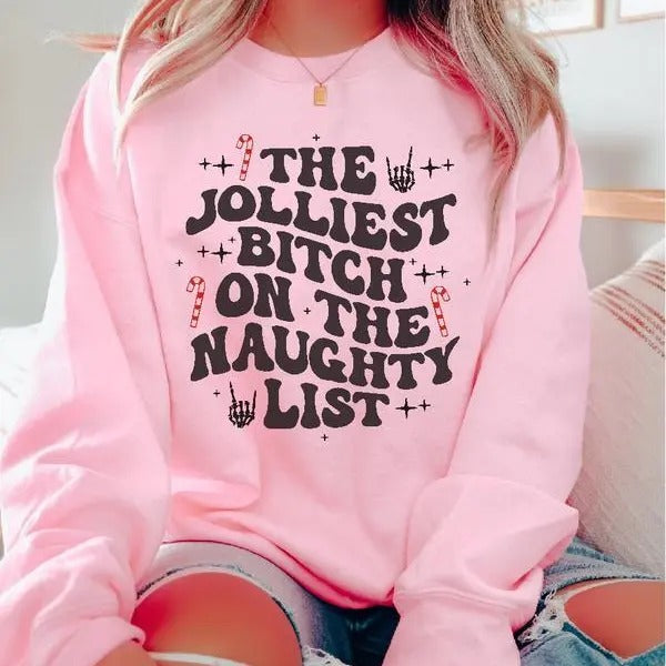 Santa Claus Bubblegum ~ Relaxed Fit Printed USA Womenswear Casual Comfortable Cotton T-Shirts