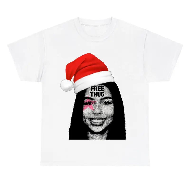 Santa Mariahhhh Pink Star T-Shirts