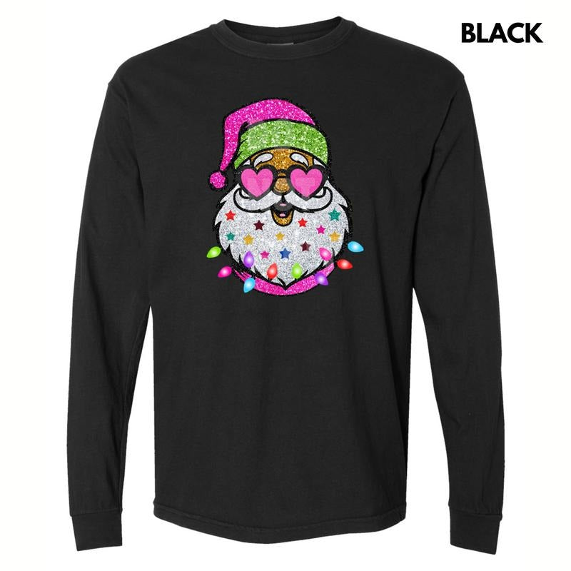 Santa Sunnies Long Sleeve Comfort Colors T-Shirts