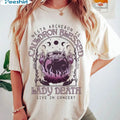 Sarah J Maas Shirt Lady Death Live Concert T-Shirts