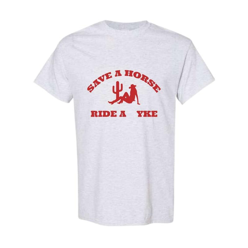 Save Horse Ride Yke Shirt Shirt Shirt T-Shirts