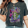 Scary Horror Characters Shirt Spooky Season Shirt Halloween Scary Movie Short Sleeve Shirt Casual Top Womenswear T-Shirts
