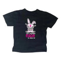 Scene Funny Happy Bunny Baby Gothic Emo Girl Top Casual Cotton Short Sleeve Fitted Crew Neck Summer Womenswear Gamis T-Shirts