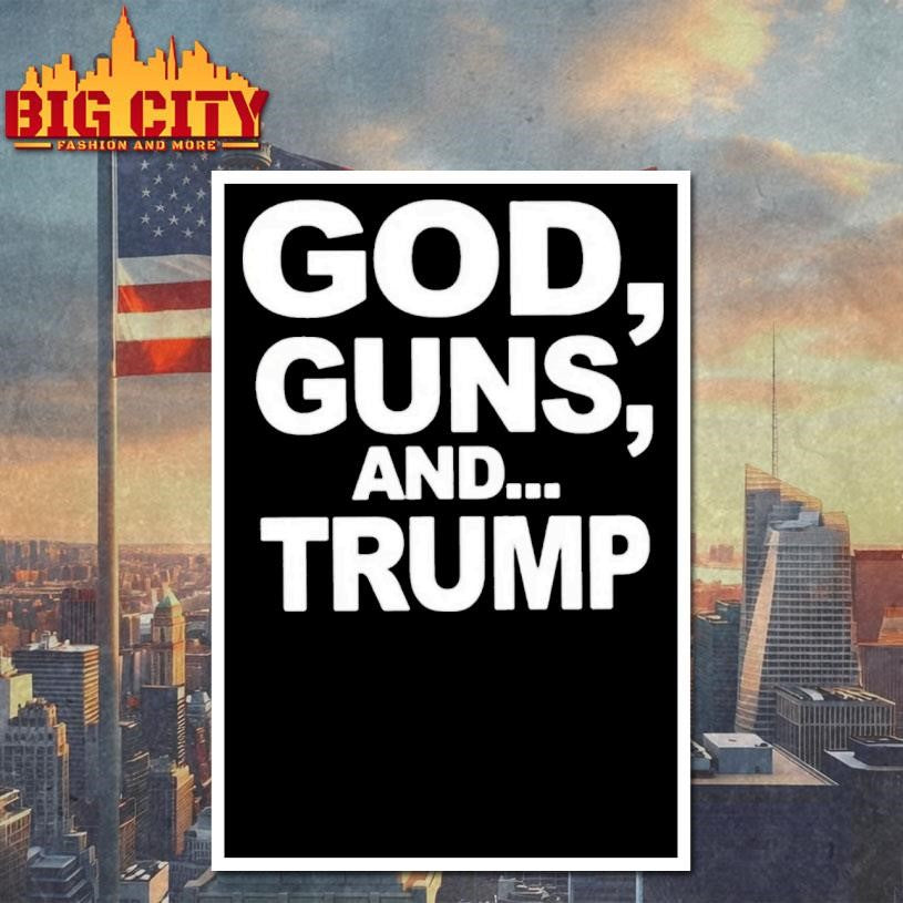 Scott Presler God Guns And Trump Shirt