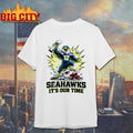 Seahawks It’s Our Time Mascot Victory Trophy Shirt