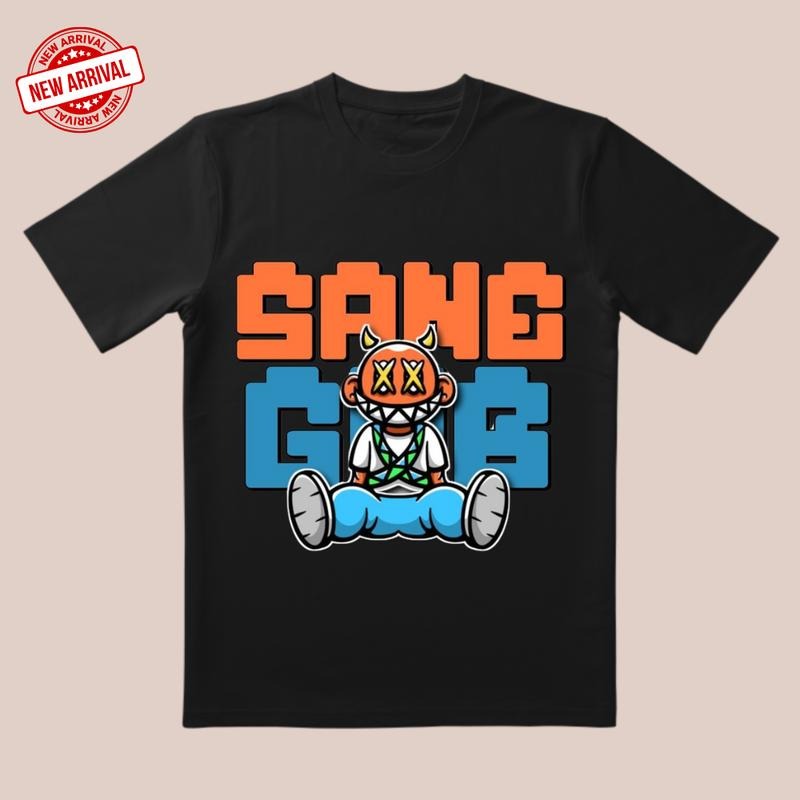 Season Launch! 'Space Guys' 3D Printed 3D Cut & Neon Orange Blue Clash Streetwear All Occasions T-Shirts