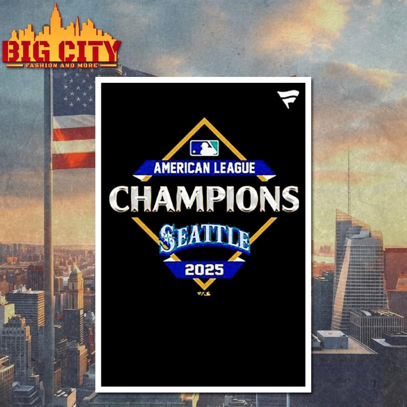 Seattle Mariners American League Champions 2025 Shirt