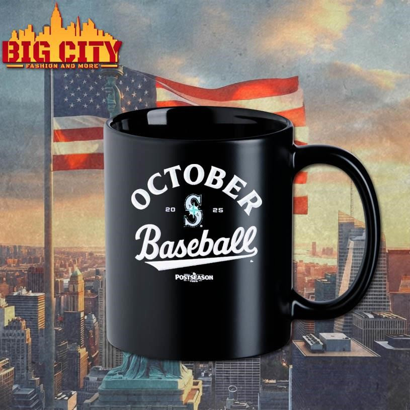 Seattle Mariners October Baseball Mlb Postseason 2025 Shirt