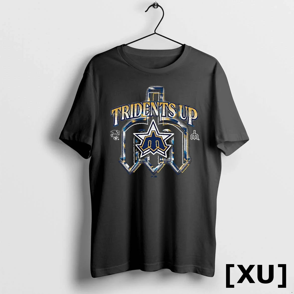 Seattle Mariners Tridents Up Mlb Baseball Regional Franklin Logo Tshirts Sweater