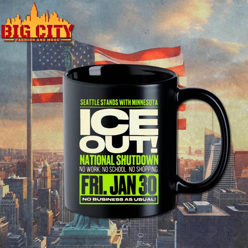 Seattle Stand With Minnesota Ice Out National Shutdown January 30 2026 Shirt