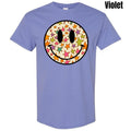 Sepia Stars Happy Face Gildan Short Sleeve 'NLB' T-Shirts
