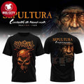 Sepultura Final European Tour 2026 Celebrating Life Through Death 2026 Two Sided Shirt