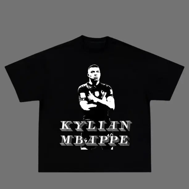 Shadow Mbappe Mbappe Vintage Soccer Shirt Menswear Womenswear Streetwear T-Shirts