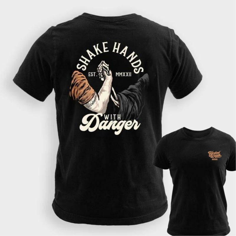 Shake Hands Danger DRG Wompwompmrcomershirt T-Shirts