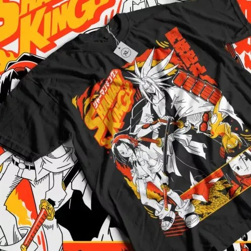 Shaman King Yoh Amidamaru Yoh Asakura Anime Manga Shirt All Size T-Shirts