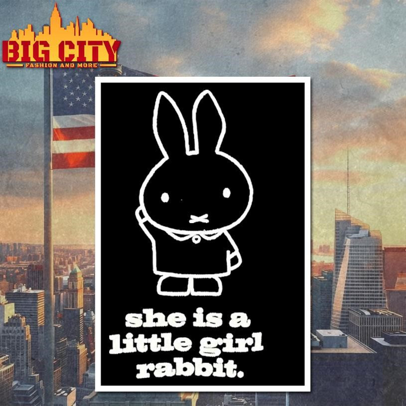 She Is A Little Girl Rabbit Shirt
