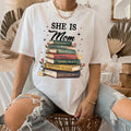 She Is Mom Book Bible Mama Book Mama Mom Mental Health Mother Bible Verse Mom T-Shirts