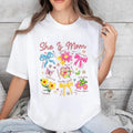 She Is Mom Coquette Bow Christian Mom Pure Cotton Casual Street Crew Neck Short Sleeve Tops Perfect T-Shirts