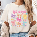 She Is Mom Coquette Shirt Shirt Blessed Mother Cute Mom Coquette Christian Mom Shirt T-Shirts