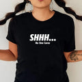 Shhh... No One Cares Funny Pure Cotton Casual Street Crew Neck Short Sleeve Tops Perfect T-Shirts