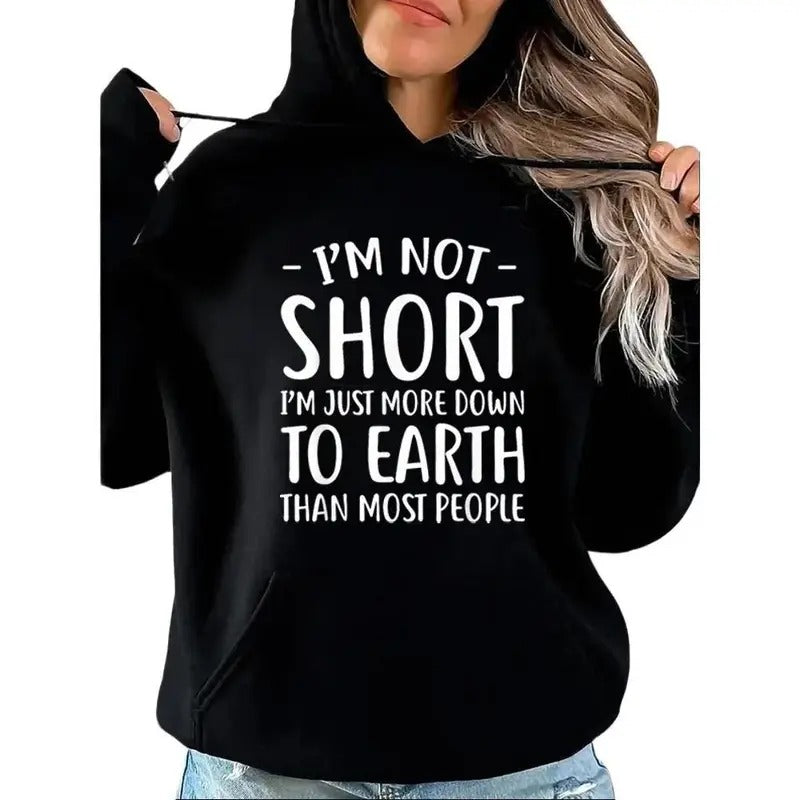 Short People Funny Casual Street Fleece Fabric Perfect T-Shirts