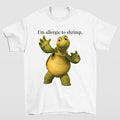 Shrimp Allergy Turtle Meme Fun Casual T-Shirts