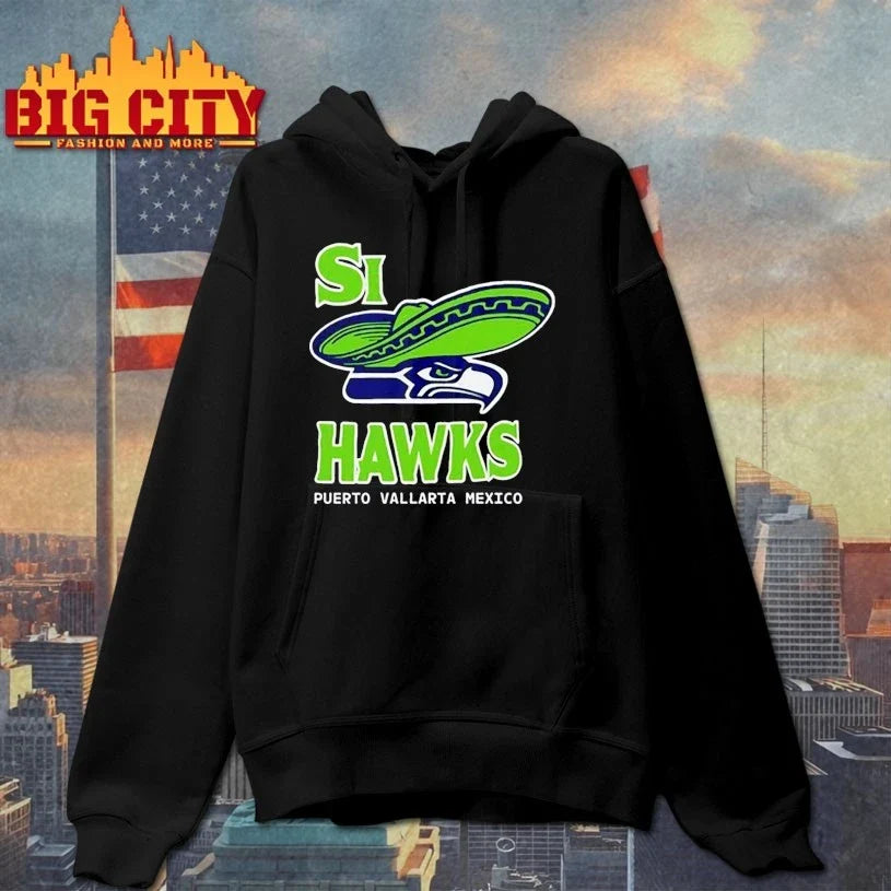 Si Hawks Puerto Vallarta Mexico t-shirt