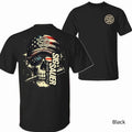 Sig Sauer Shirt Skull Bullet USA Flag Shirt All Seasons T-Shirts