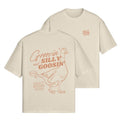 Silly Goose Club Cotton Shirt Orange Silly Goose Funny Anniversary T-Shirts