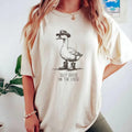 Silly Goose Loose Streetwear Breathable Casual Comfort Comfortable Fabric Fit Fabric Fit T-Shirts