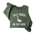 Silly Goose Silly Goose Loose Shirt Goosee Funny Classic Menswear Tops Fabric Fitted T-Shirts