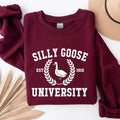 Silly Goose University Shirt Shirt Shirt Hot Tiktok Trend 2024 T-Shirts