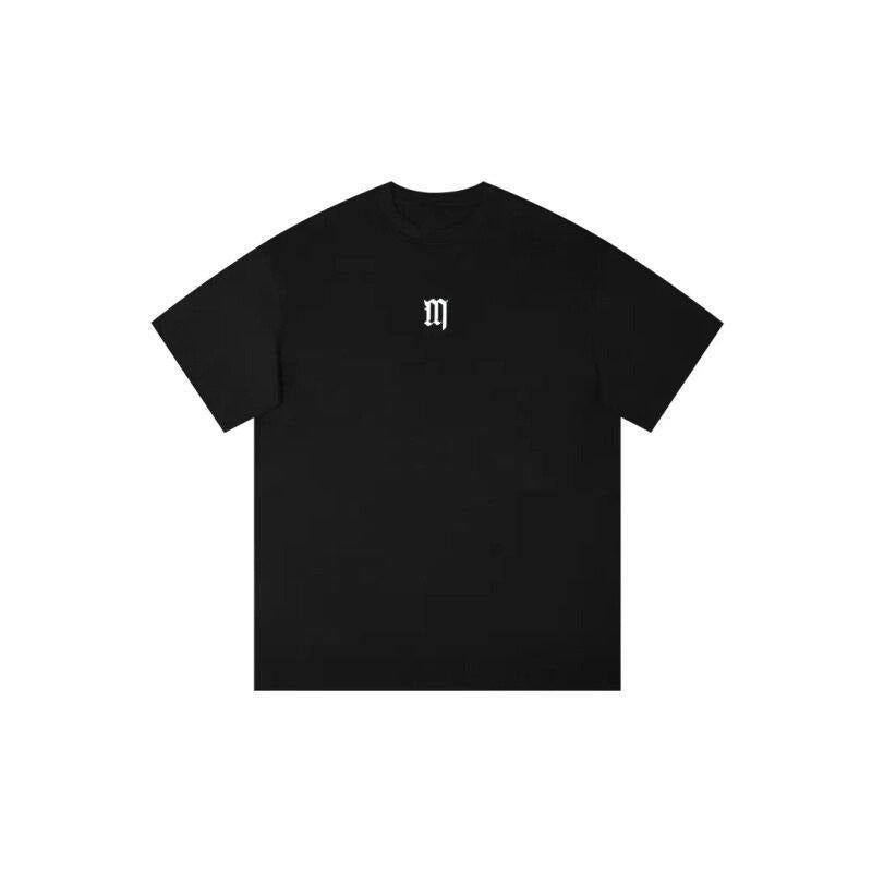 Simple Solid Color M Round Neck Loose Casual Cotton Short Sleeve T-Shirts