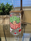 Sips & Trips Libby Glass Oopsy Cup T-Shirts