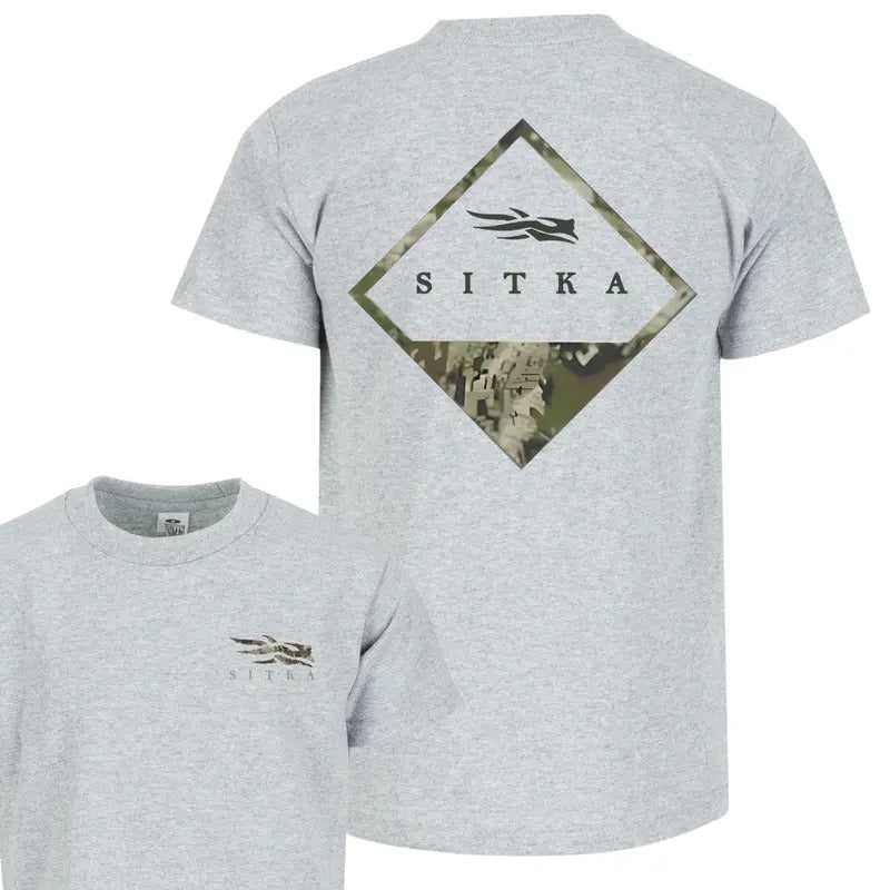 Sitka Optifade Badge Camo Versatile Layer Outdoor Adventures Casual Everyday Short Sleeve Tops T-Shirts