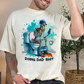 Skeleton Doing Dad Sh!T Holding Beer Shirt Funny Shirt Dad T-Shirts