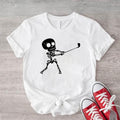 Skeleton Golf Shirt Golf Lover Skeleton Player Matching Golf Fan Sport Dad Spooky Golfer Shirt T-Shirts